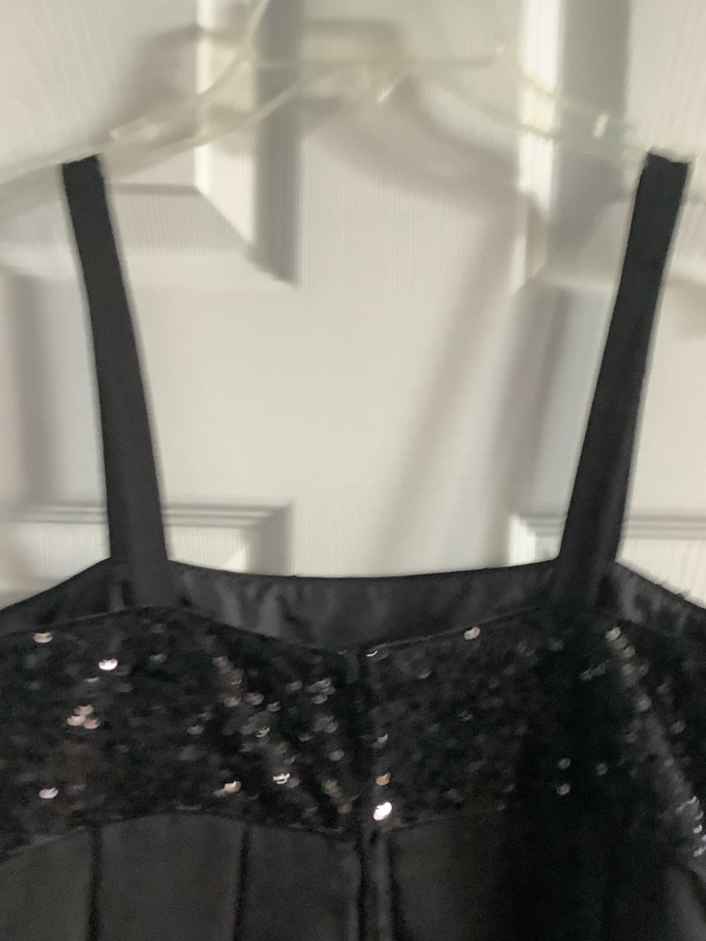 Dress Barn Black Sequin Bust Mini Dress - Picture 6 of 9